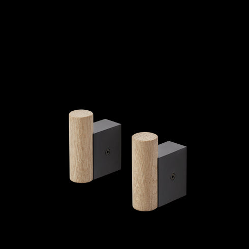 Cabide Attach Coat Hook Black - Black